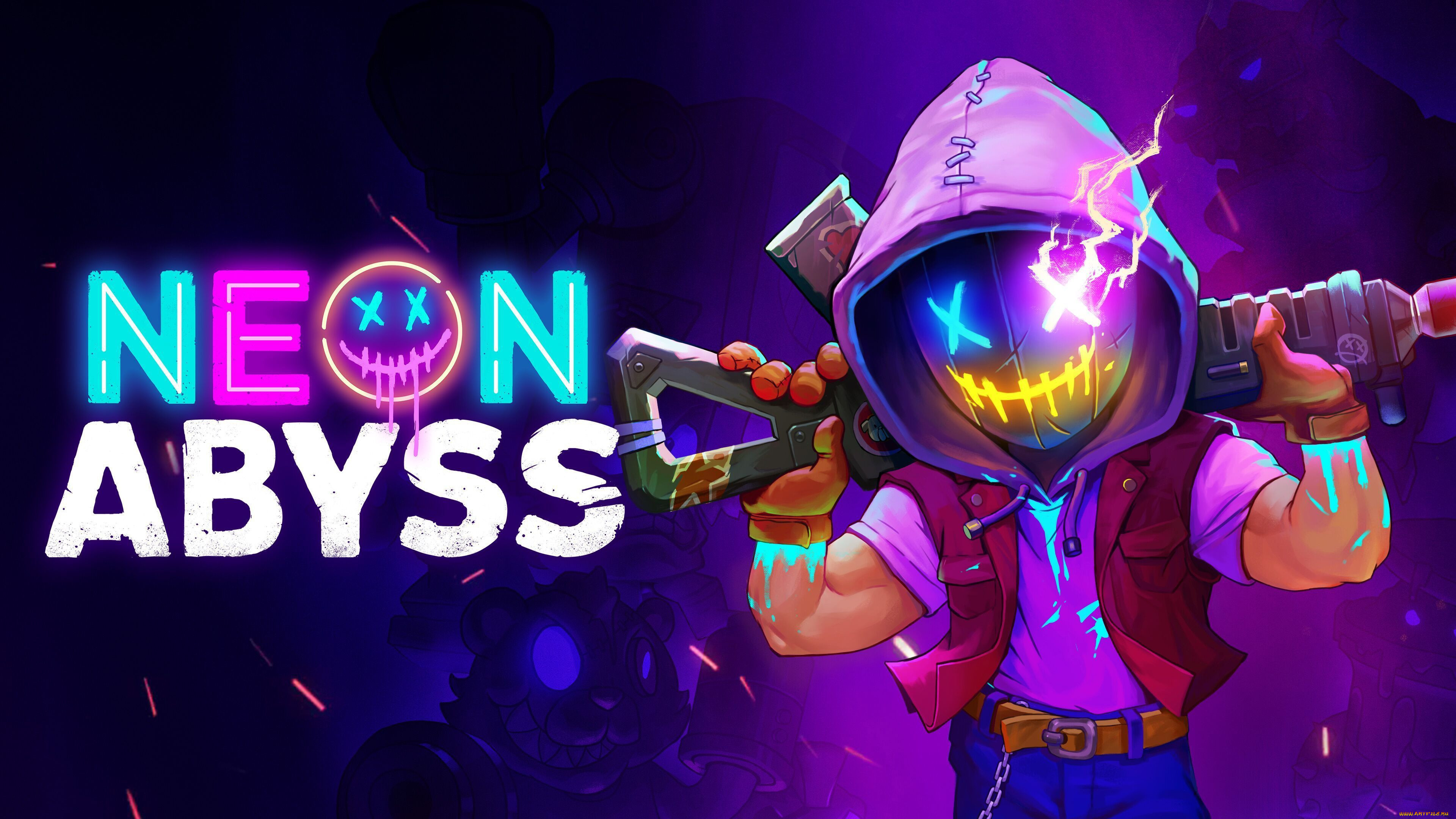 neon abyss,  , neon, abyss